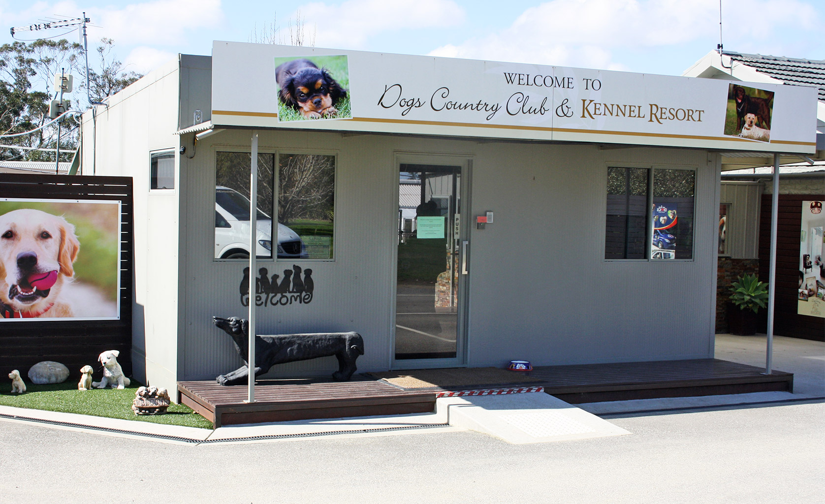 Dogs Country Club Signage | Alicia Whetton